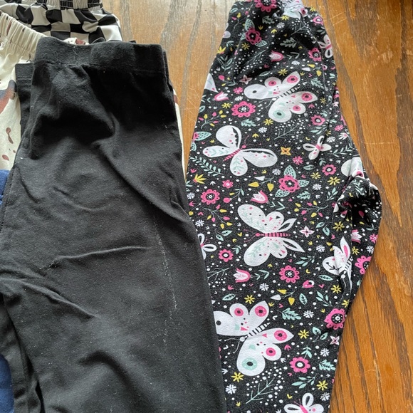 Kids Shorts & Leggings Set - Blue, Black, Multicolor - Picture 3 of 6